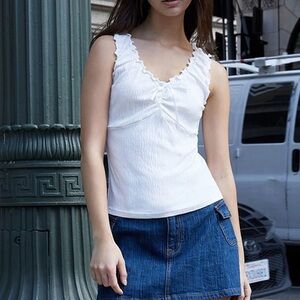 Brandy Melville White Tank Top